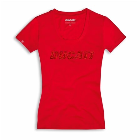 Ducatiana 2.0 | T-Shirt Donna Nero/Rosso - immagine 2