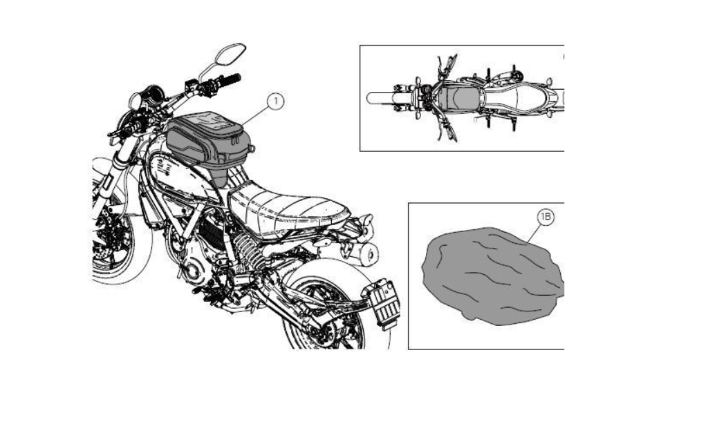 Borsa Da Serbatoio Magnetica Ducati Scrambler 15 Lt - immagine 2