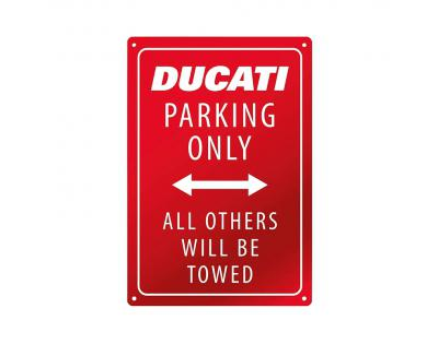 Insegna in metallo Ducati "Parking Only" - 987700618