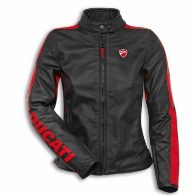Giacca Ducati in pelle-Company C4 Donna