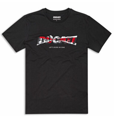 T-SHIRT DUCATI LOGO 2.0 UOMO NERA