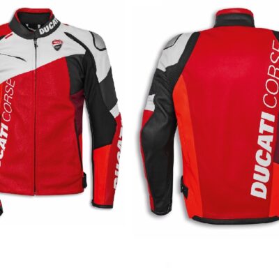 Giacca moto in pelle Ducati Corse C6 Taglia 58