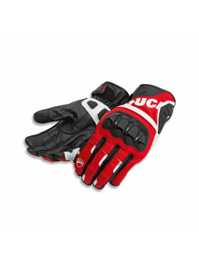 Guanti Moto da Uomo Originali Ducati Sport C5 Black/Red