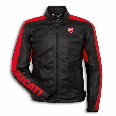 Giacca in Pelle da Uomo Originale Ducati Company C4