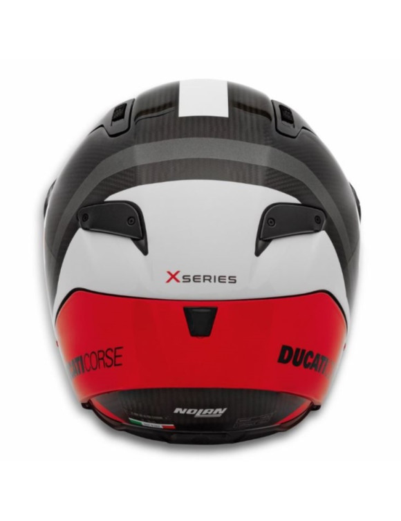 Casco Moto Originale Ducati Speed Evo V2 White/Black/Red - immagine 2