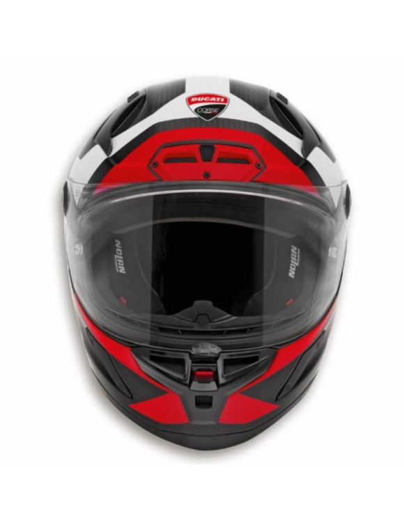 Casco Moto Originale Ducati Speed Evo V2 White/Black/Red - immagine 3