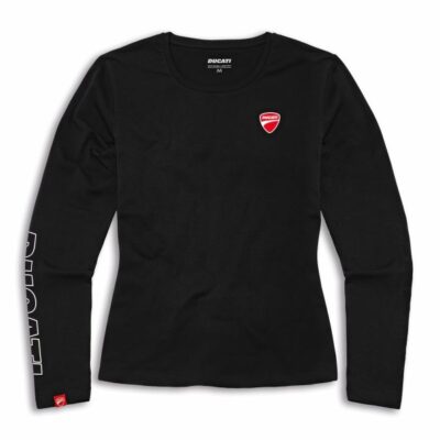 T-shirt manica lunga-Ducati Logo Donna