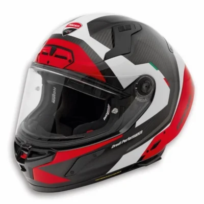Casco Moto Originale Ducati Speed Evo V2 White/Black/Red