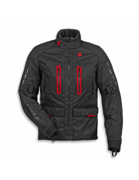 Giacca Moto da Uomo Originale Ducati Tour C5 Black/Red